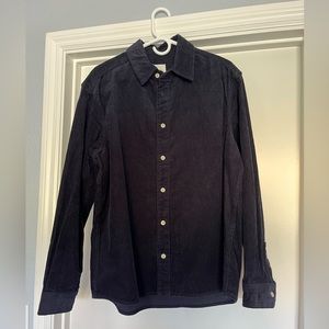 H&M long sleeve corduroy shirt